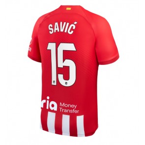 Atletico Madrid Stefan Savic #15 Hjemmebanetrøje 2023-24 Kort ærmer